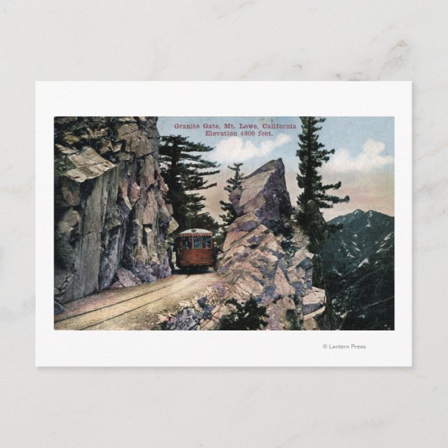 Cartão Postal Vista Ferroviária Granite Gate (Frente)