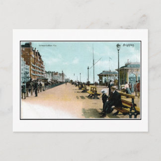 Cartão Postal Vista marítima de 1903 West Pier Brighton Inglater