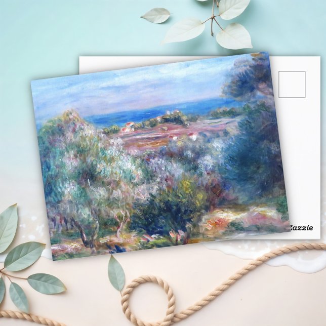 Cartão Postal Vista marítima de Auguste Renoir (Criador carregado)