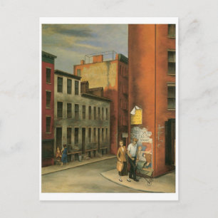 Cartão Postal Vista na rua Chambers, Nova Iorque. 1936