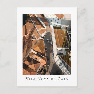 Cartão Postal Vista nas ruas de Vila Nova de Gaia