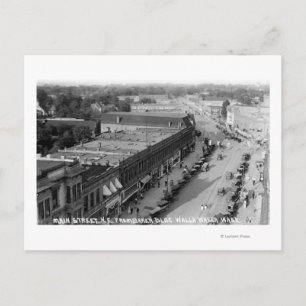 Cartão Postal Vista Nordeste da Rua Principal do Baker Bldg