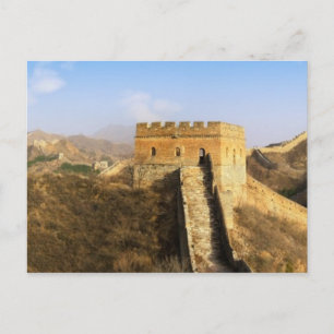 Cartão Postal Vista panorâmica da Grande Muralha, China 2