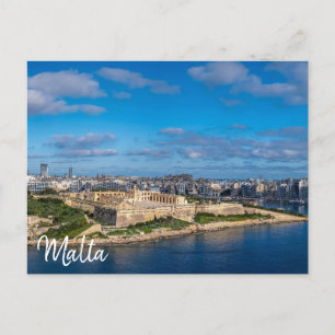 Cartão Postal Vista panorâmica de Sliema em Malta