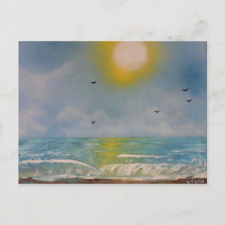 Cartão Postal Vista para o mar