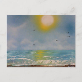 Cartão Postal Vista para o mar