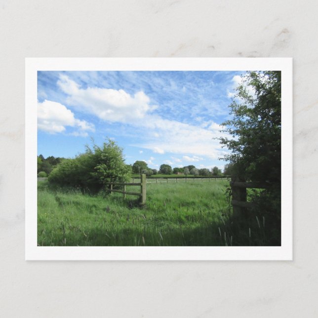 Cartão Postal Vista rural (maio) (Frente)