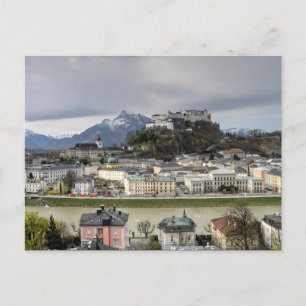 Cartão Postal Vista sobre Salzburgo Áustria