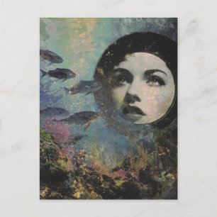 Cartão Postal Vista Surreal Do Mar