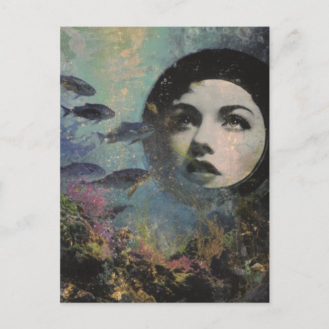 Cartão Postal Vista Surreal Do Mar (Frente)