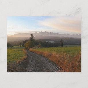 Cartão Postal Vista Tatras de Spis Poster