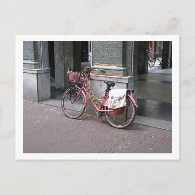 Cartão Postal Vistas de Amsterdã. (Frente)