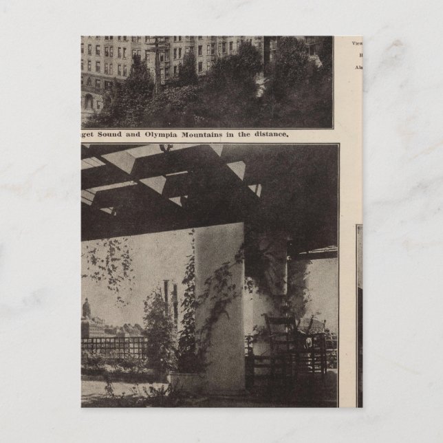 Cartão Postal Vistas, Seattle (Frente)