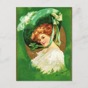 Cartão Postal Visto de queda do verde