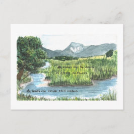 cartão postal visual psalm 23