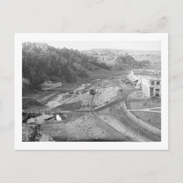 Cartão Postal Visualização de Primaveras quentes, SD Fotografia (Frente)