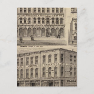 Cartão Postal Visualizações de Moore e Wabashaw, Minnesota