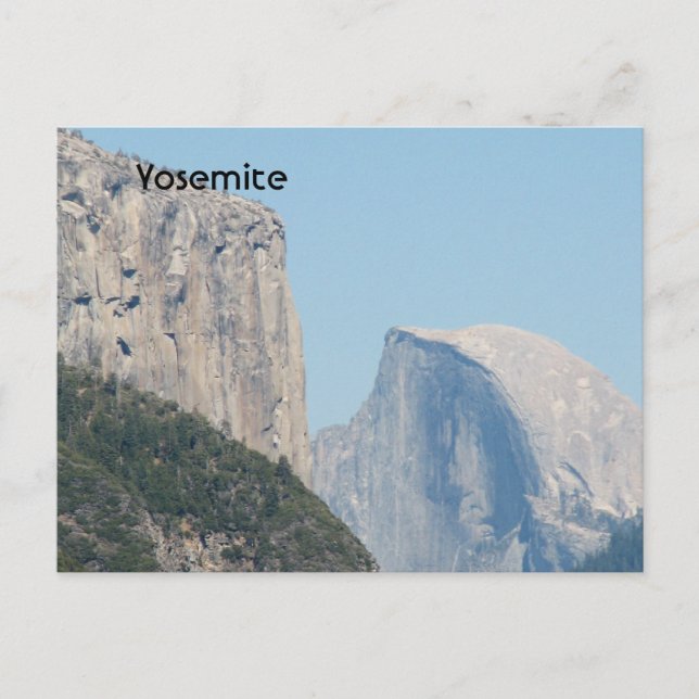 Cartão Postal Visualizações do Yosemite (Frente)
