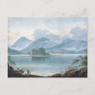 Cartão Postal Visualizar através do Loch Awe