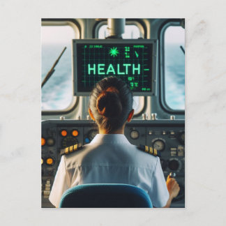 Cartão Postal Visualizing HEALTH Get Well Card