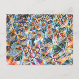 Cartão Postal Vitamina C no microscópio