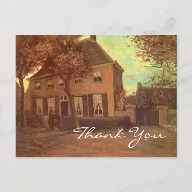 Cartão Postal Vítima de Van Gogh em Nuenen (Frente)