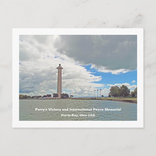 Cartão Postal Vitória de Perry e Monumento Internacional à Paz (Frente)