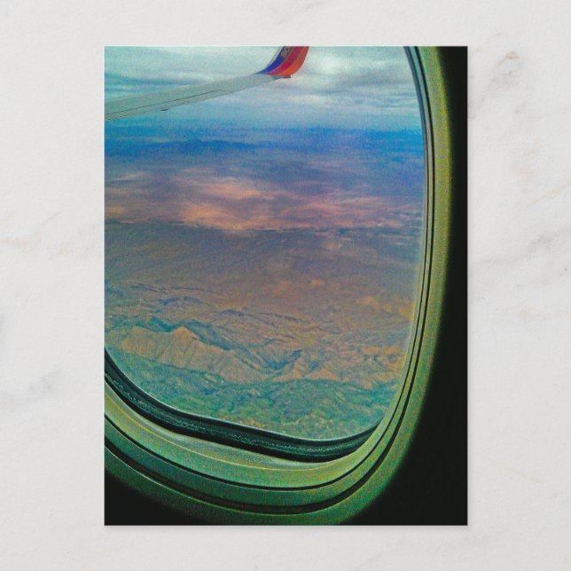 Cartão Postal vitória do assento da janela (Frente)