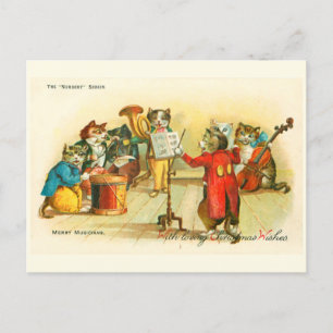 Cartão Postal Vitoriana Banda Musical de Cats de Natal Louis Wai