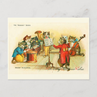 Cartão Postal Vitoriana Banda Musical de Cats de Natal Louis Wai
