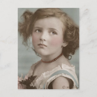 Cartão postal vitoriano-anestesiado Vintage Edward