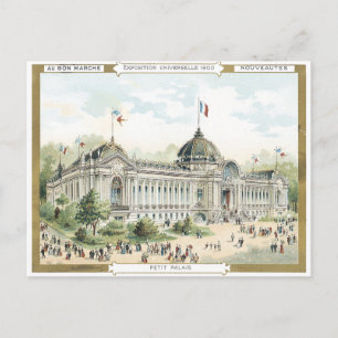 Cartão postal vitoriano de Au Bon Marche, 1900