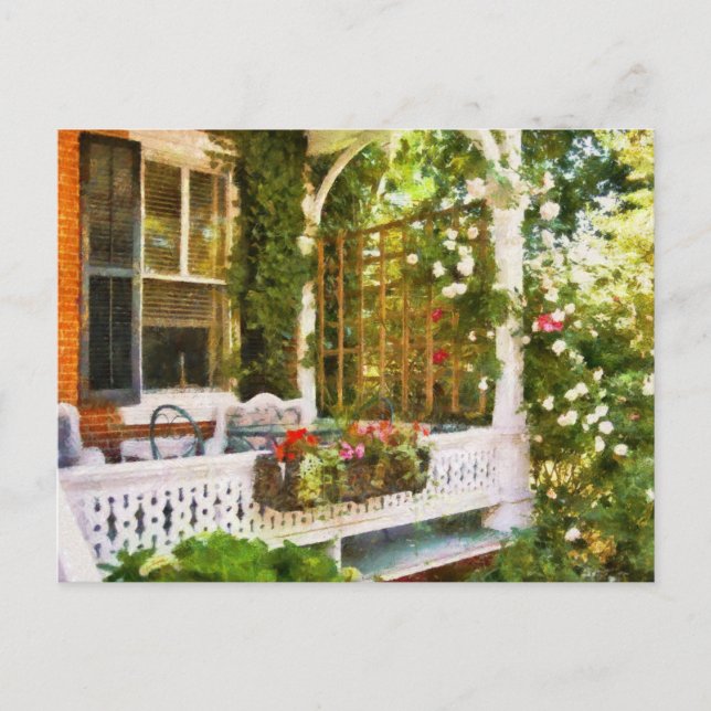 Cartão Postal Vitoriano - Venha ficar conosco (Frente)