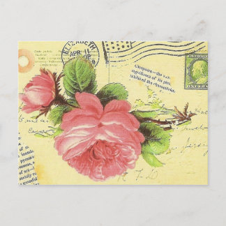 Cartão postal vitoriano Vintage