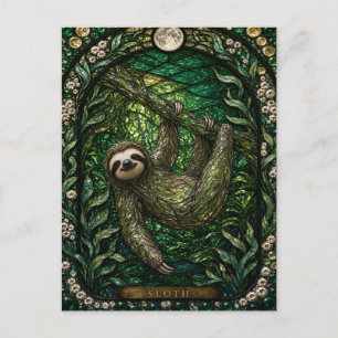 Cartão Postal Vitral Illumina Dossel da Floresta Tropical de Pre