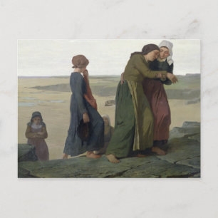 Cartão Postal Viúva ou família do pescador