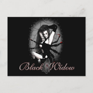 Cartão Postal Viúva Preta