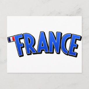 Cartão Postal Viva França!