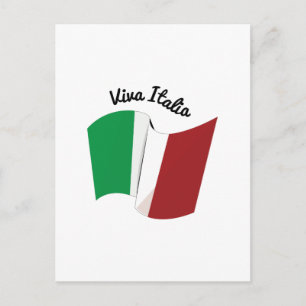 Cartão Postal Viva Italia