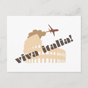 Cartão Postal Viva Italia