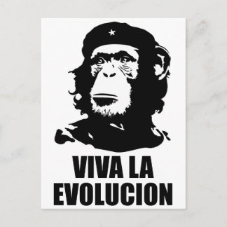Cartão Postal Viva la Evolucion