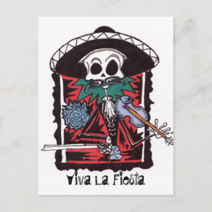 Cartão Postal Viva La Fiestga