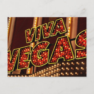 Cartão Postal Viva Las Vegas