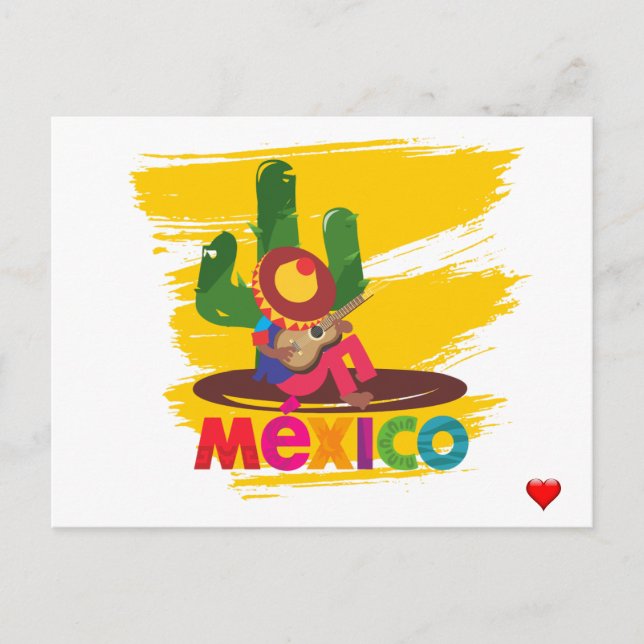 Cartão Postal Viva México (Frente)