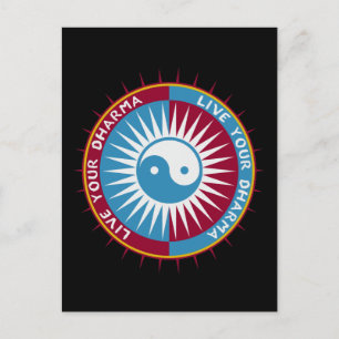Cartão Postal Viva o seu Dharma