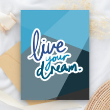 Viva Seu Sonho | Tipografia Motivacional