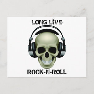 CARTÃO POSTAL VIVEM POR MUITO TEMPO ROCK-N-ROLL