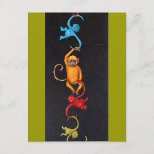 Cartão Postal Vivendo em um mundo plástico