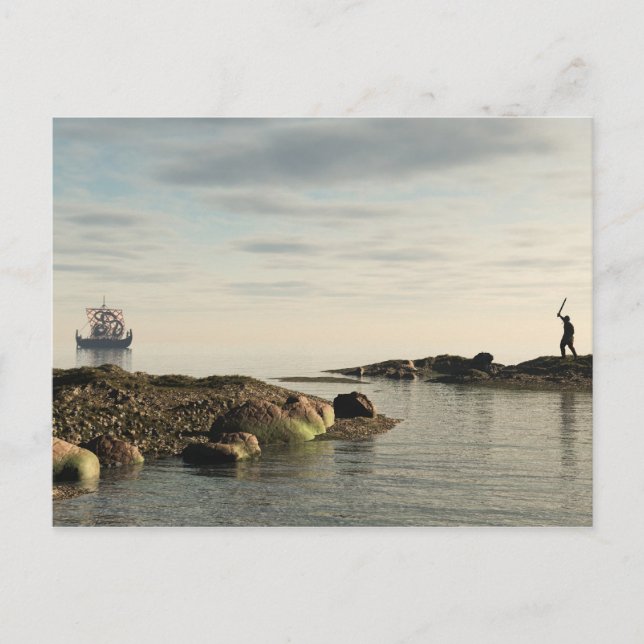 Cartão Postal Vivendo o regresso à casa da nave longínqua (Frente)