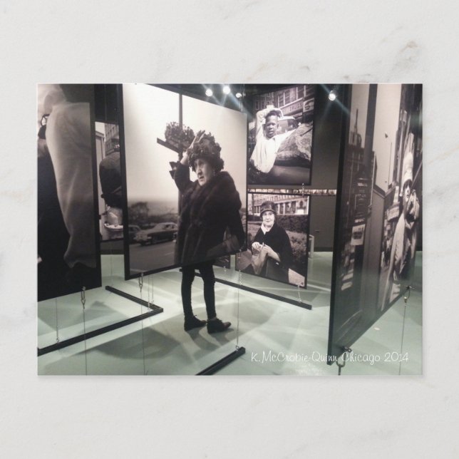 Cartão Postal Vivian Maier mostra foto de K. McCrobie-Quinn (Frente)
